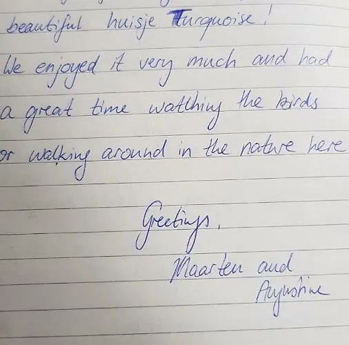 Boshuis Turquoise / Smaakvol Genieten Op De Veluwe